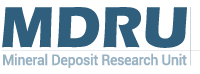 Mineral Deposit Research Unit (MDRU) logo