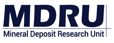 Mineral Deposit Research Unit (MDRU) logo