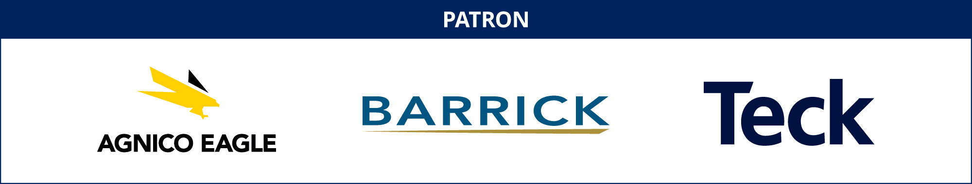 Patron sponsor logos