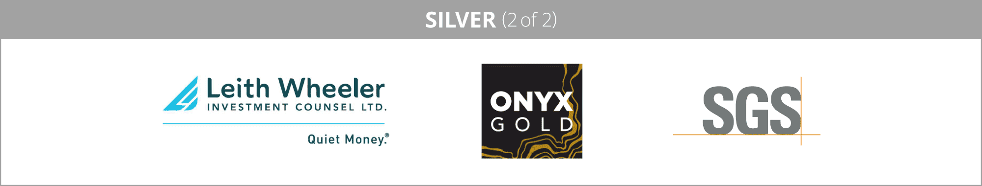 Silver sponsor logos